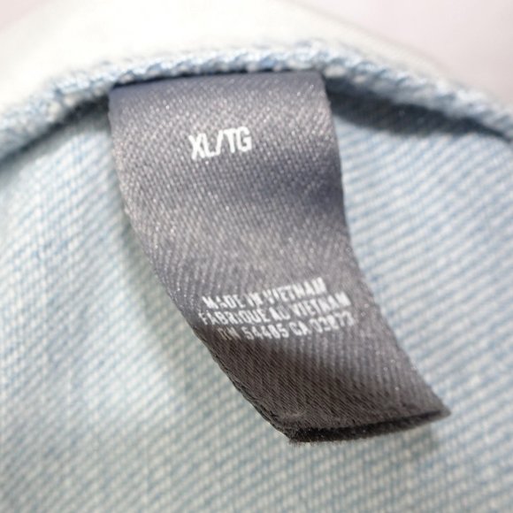 Aerie Soft Denim Raw Hem Waistband Shorts - Picture 4 of 5